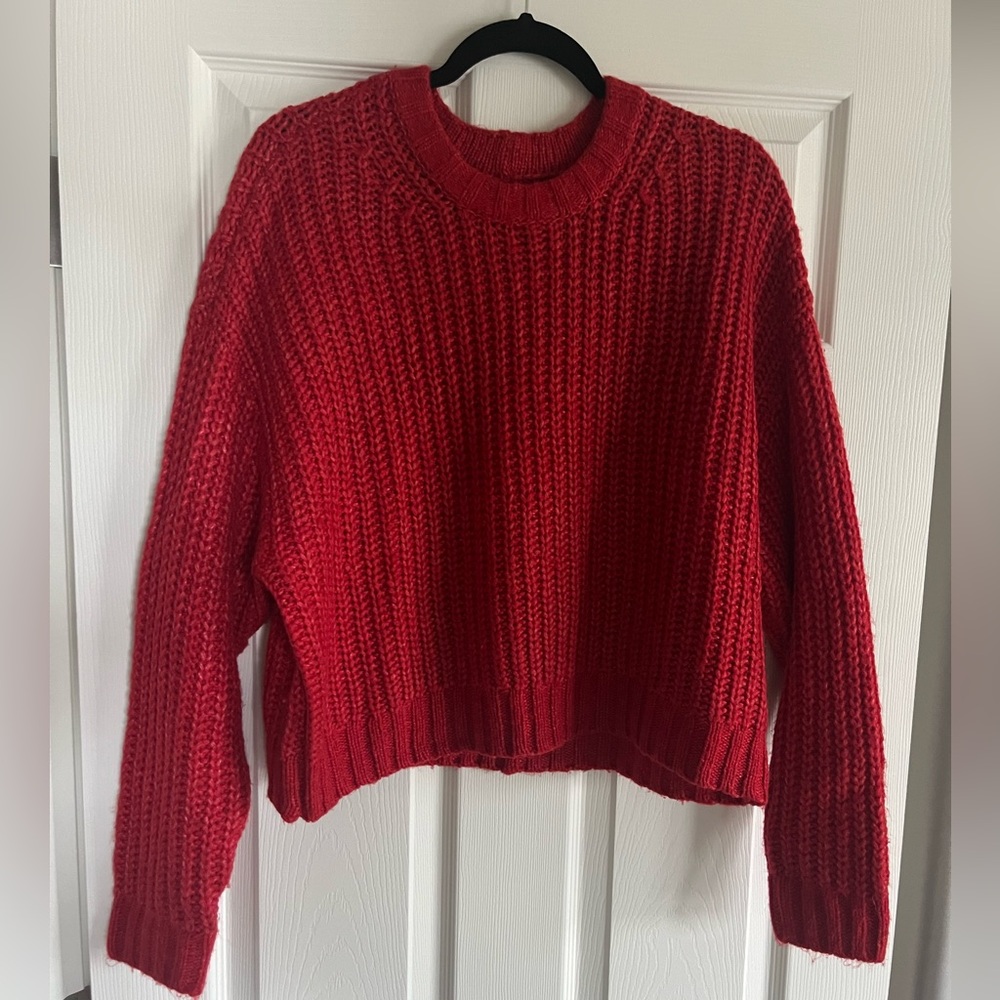 American Eagle Red Sweater